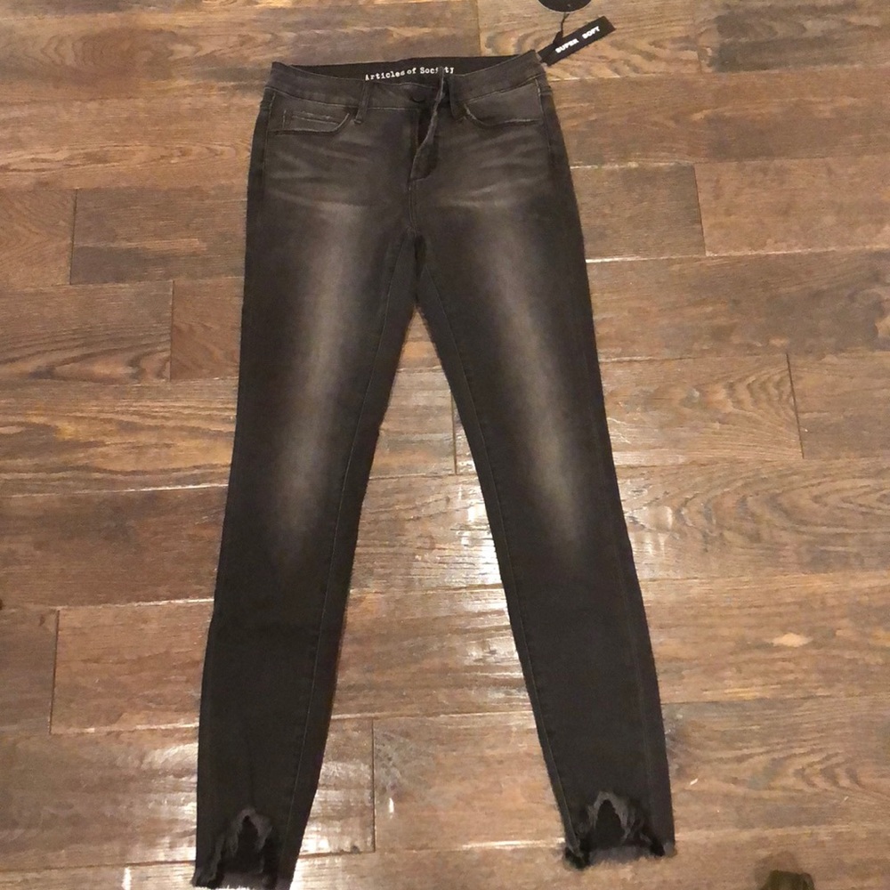 Grey super soft never worn jeans